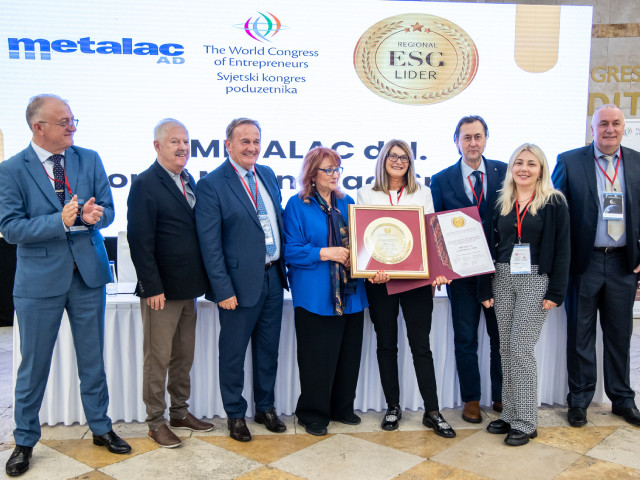 Metalac dobio priznanje Regionalni ESG Lider